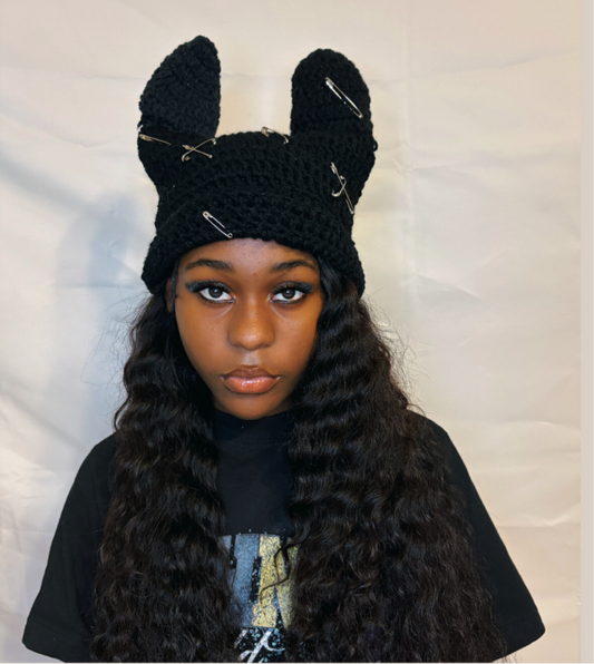 CLASSIC BUNNY EAR BEANIE- READ DESCRIPTION