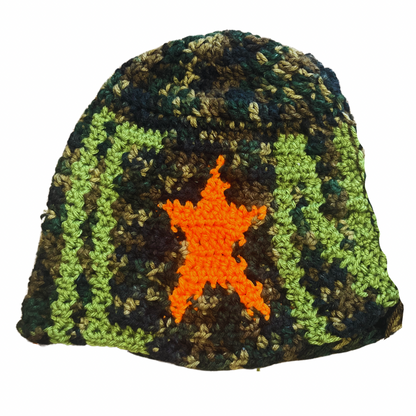 CAMO ICXN CROCHET BEANIE