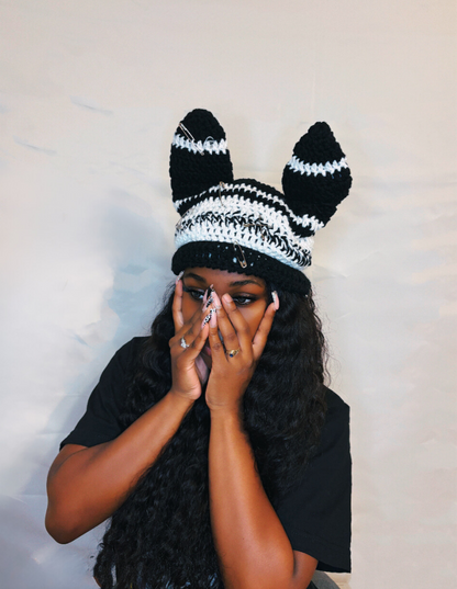 OREO BUNNY EAR BEANIE